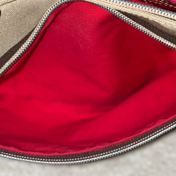 Dooney & Bourke nylon bag w/leather longstrap - Picture 5 of 11